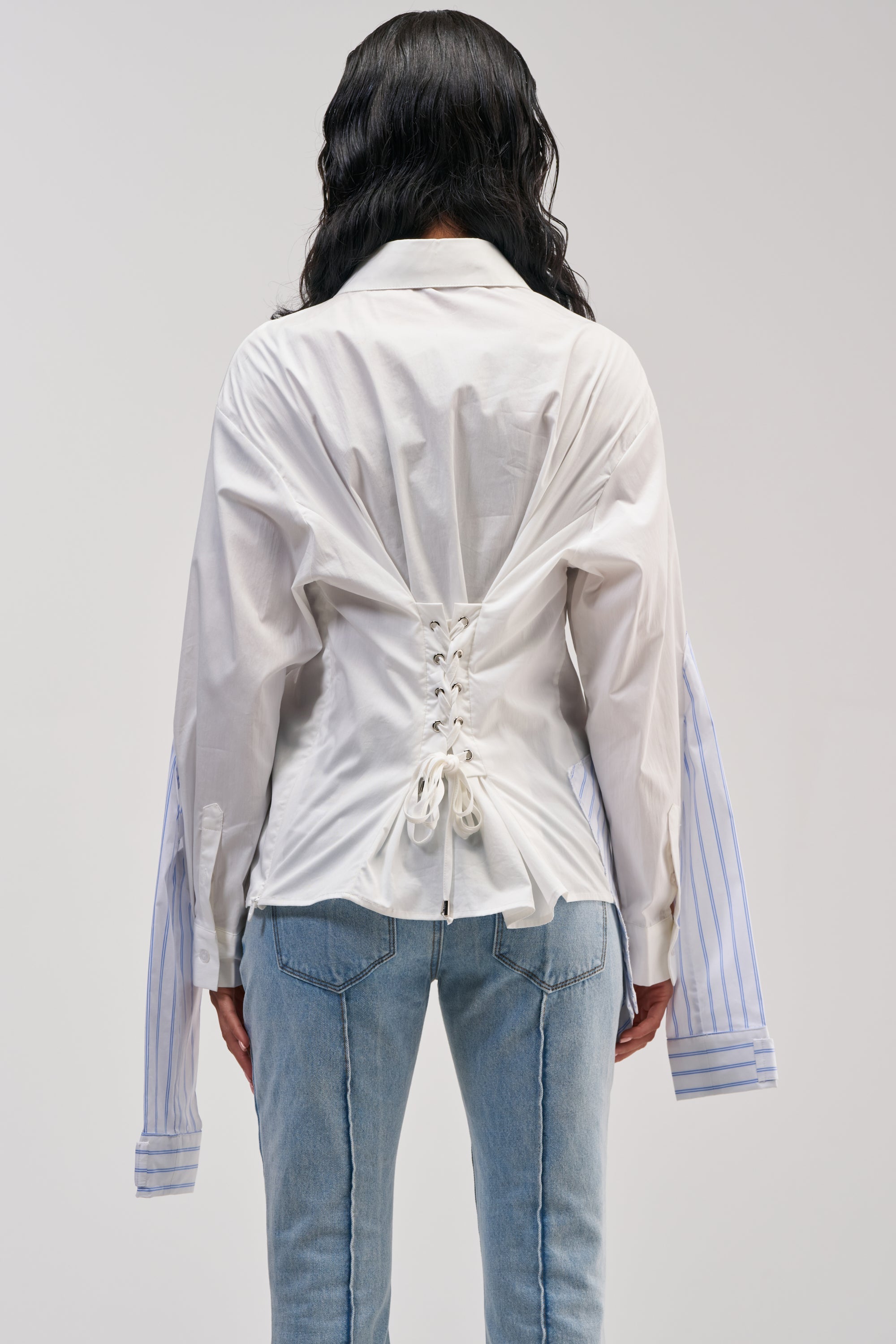 HOT MESS POPLIN BLOUSE