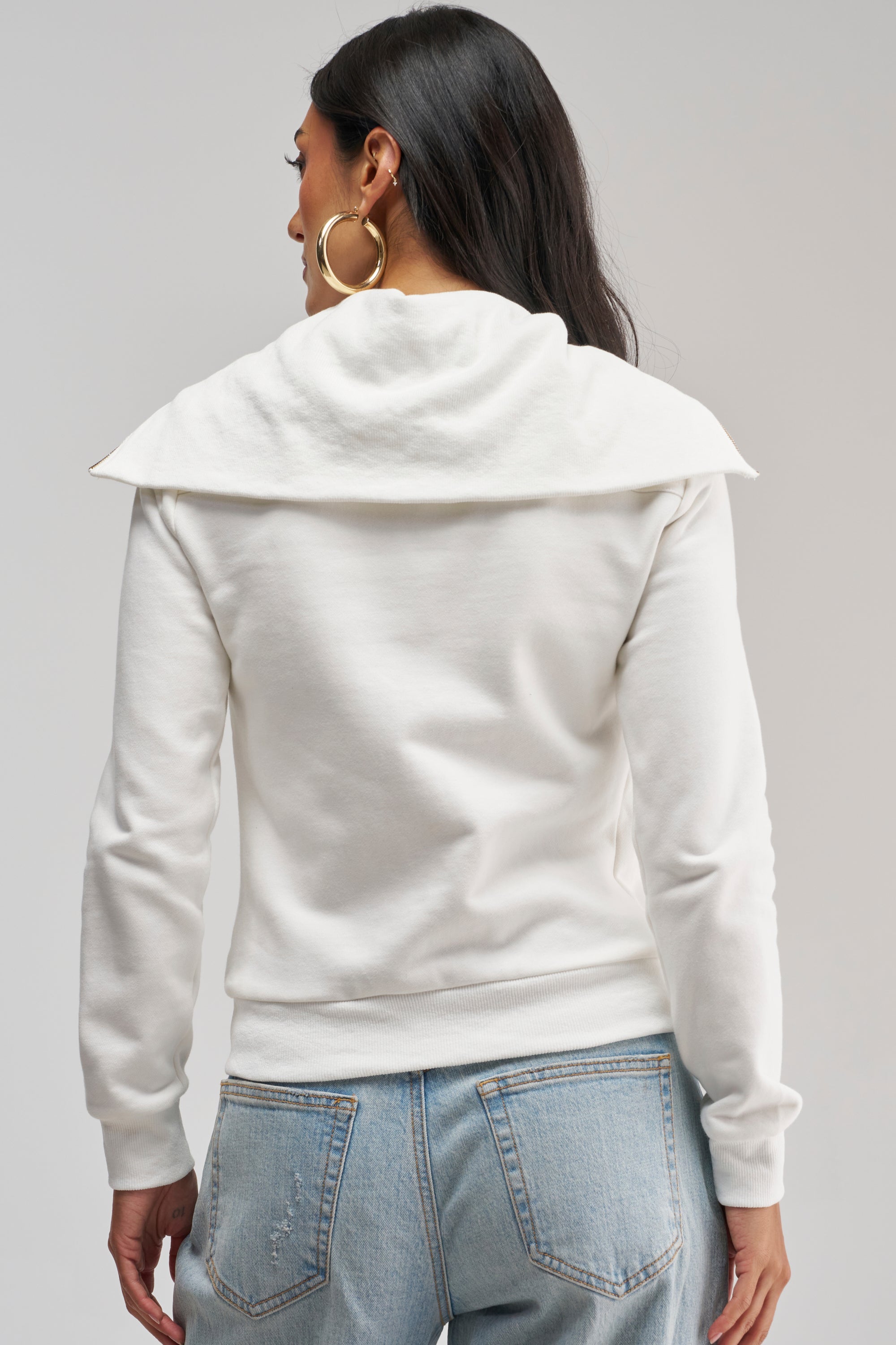 OUT OF YOUR LEAGUE EMBELLISHED SWEATSHIRT