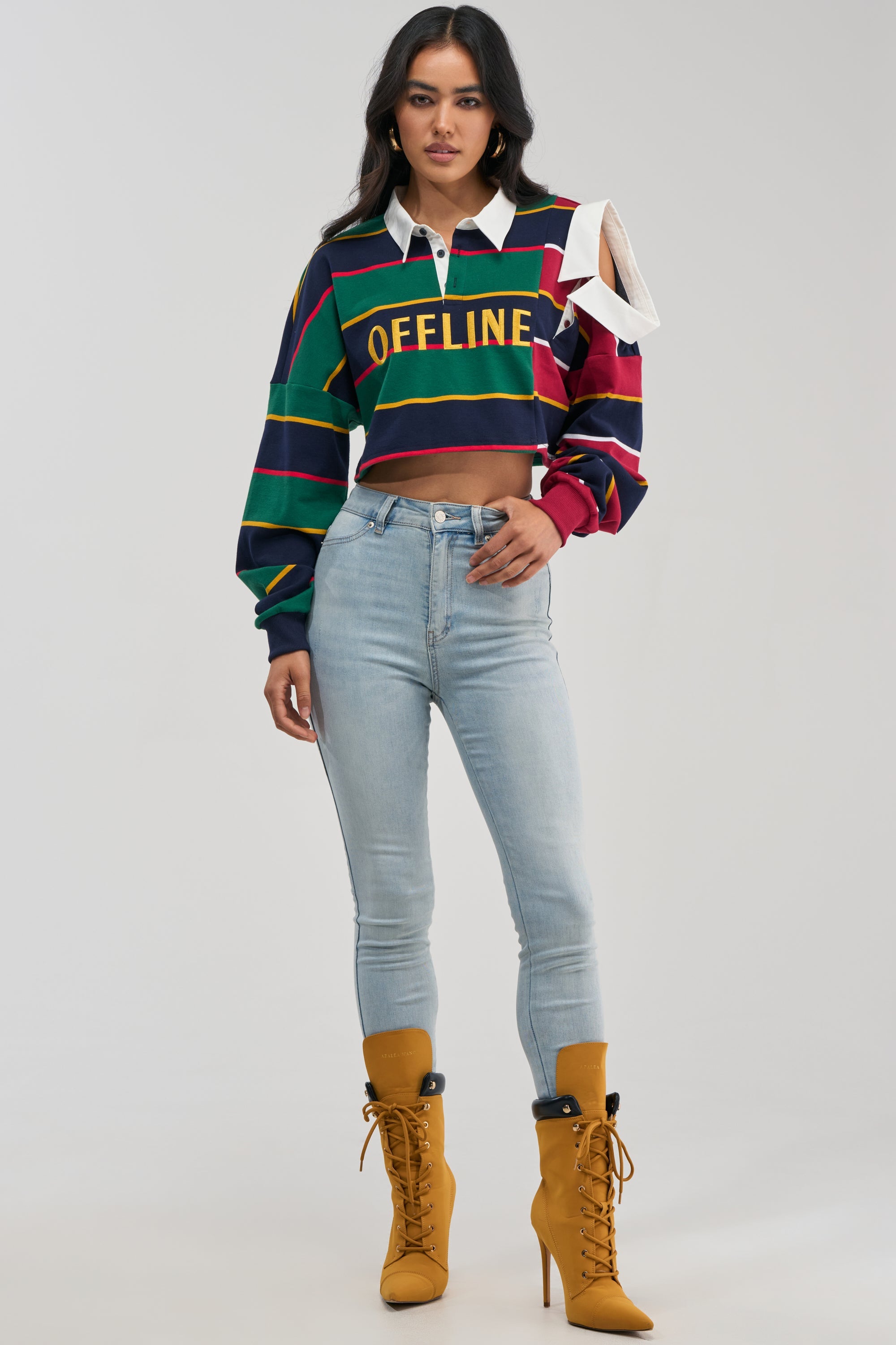 OFFLINE CROPPED POLO SHIRT