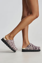 AZALEA WANG GOVINDA ZEBRA FLAT SLIP ON