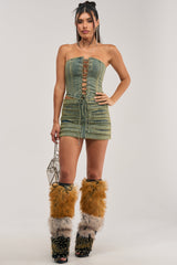 VINTAGE BABE MINI SKIRT