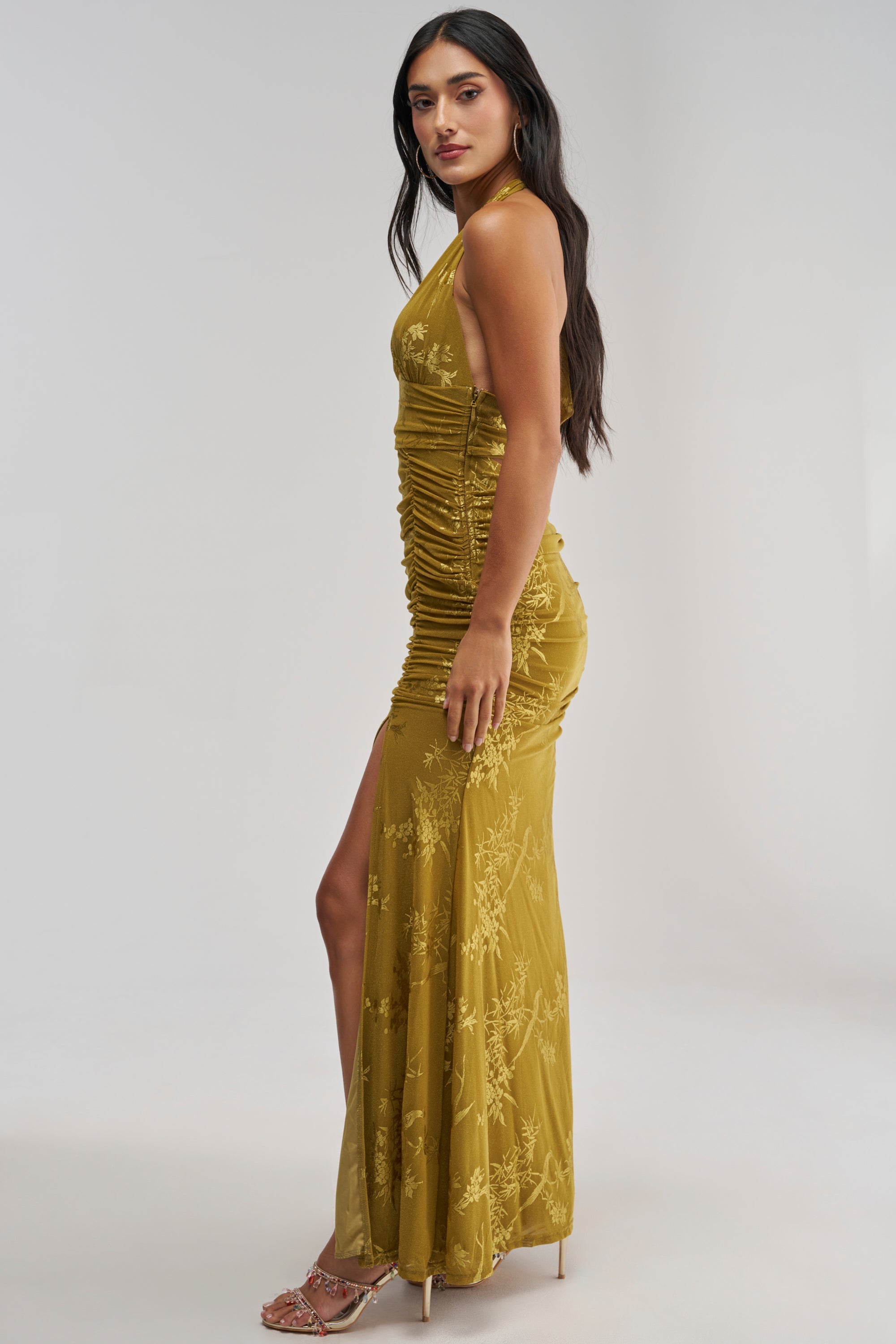 LIGHT LUXE MAXI DRESS IN GREEN
