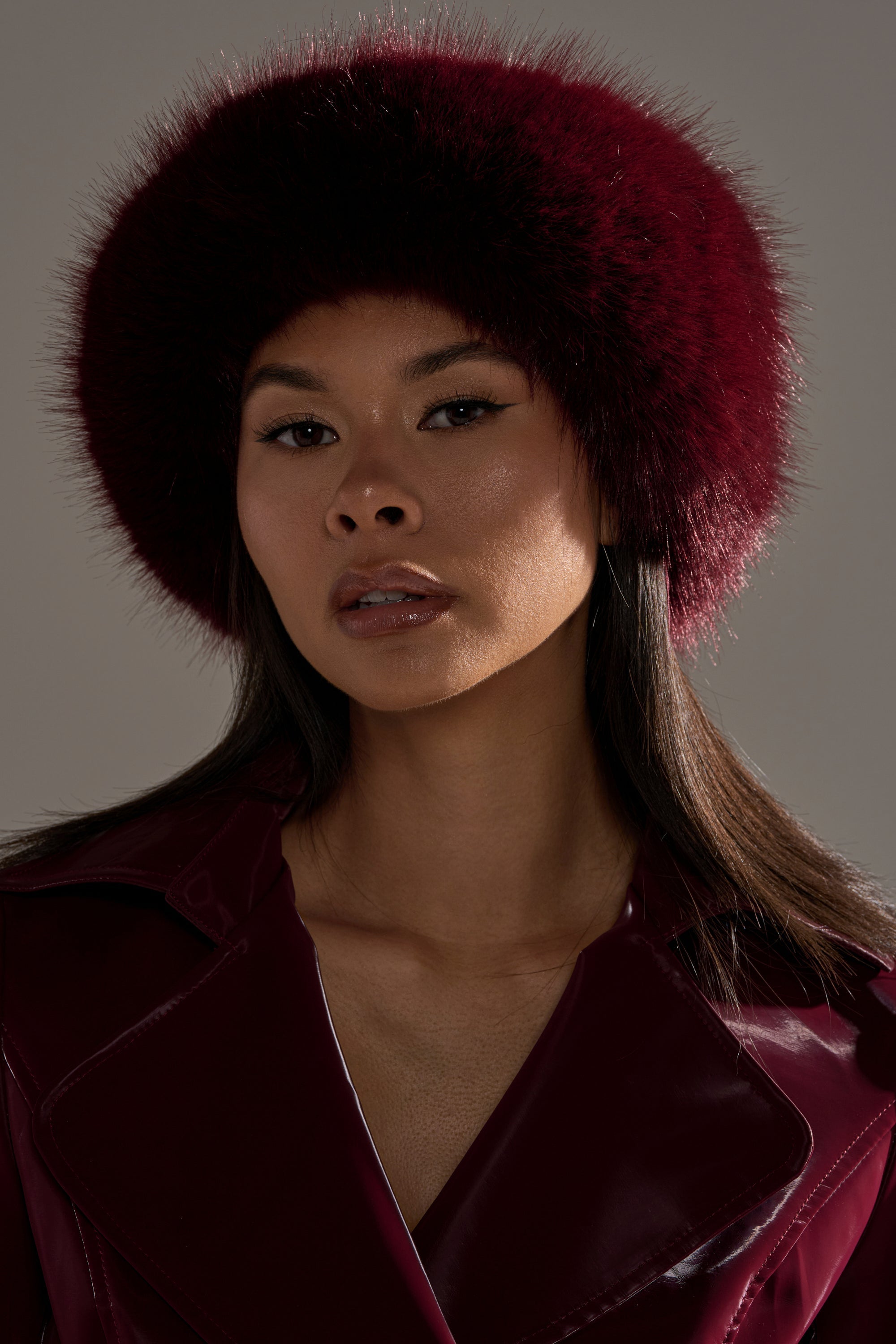 ALAIA FAUX FUR HEADBAND