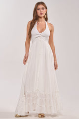 THIS IS MY DATE MAXI DRESS IN WHITE
