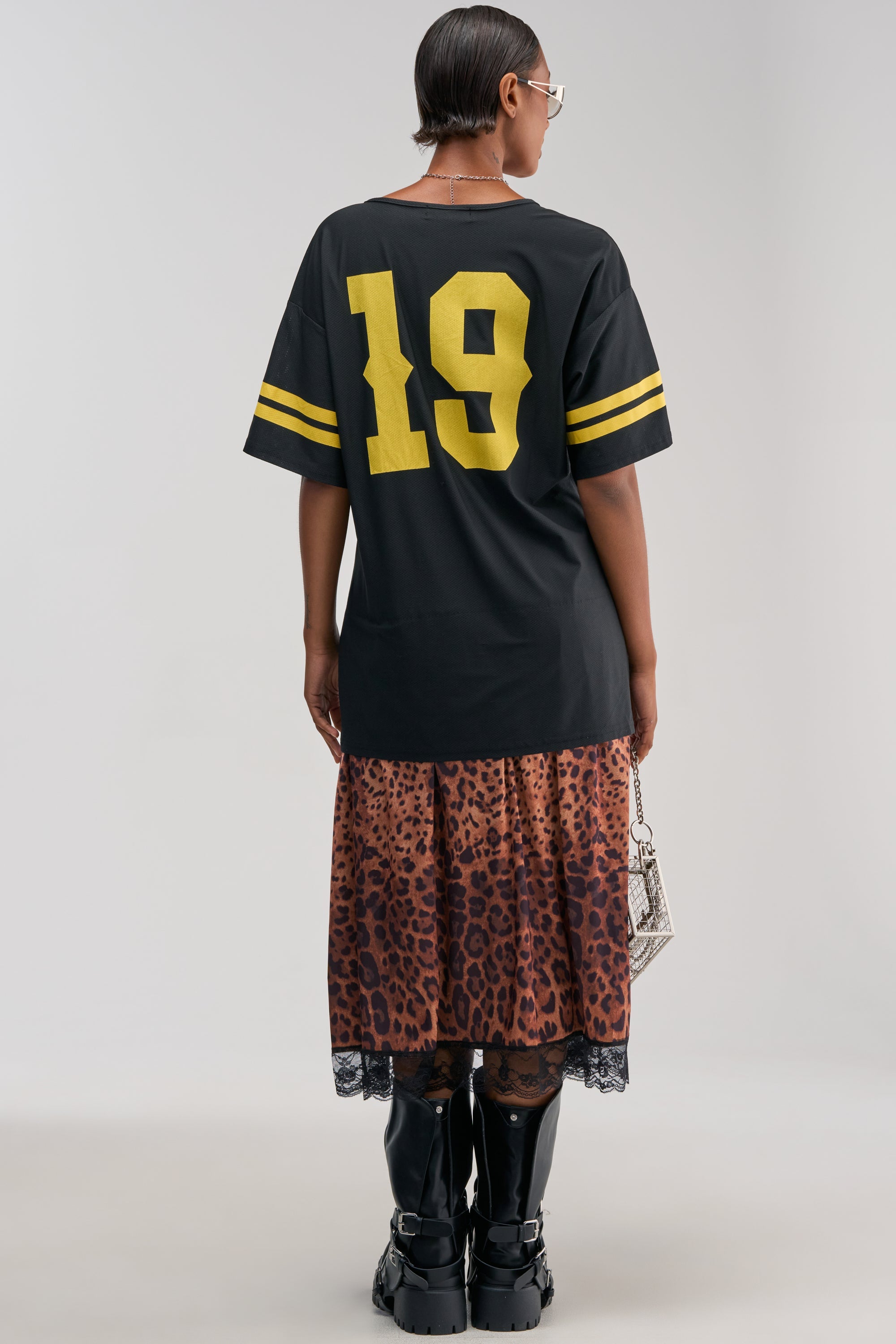 CITY GIRL LAYERED JERSEY MAXI DRESS