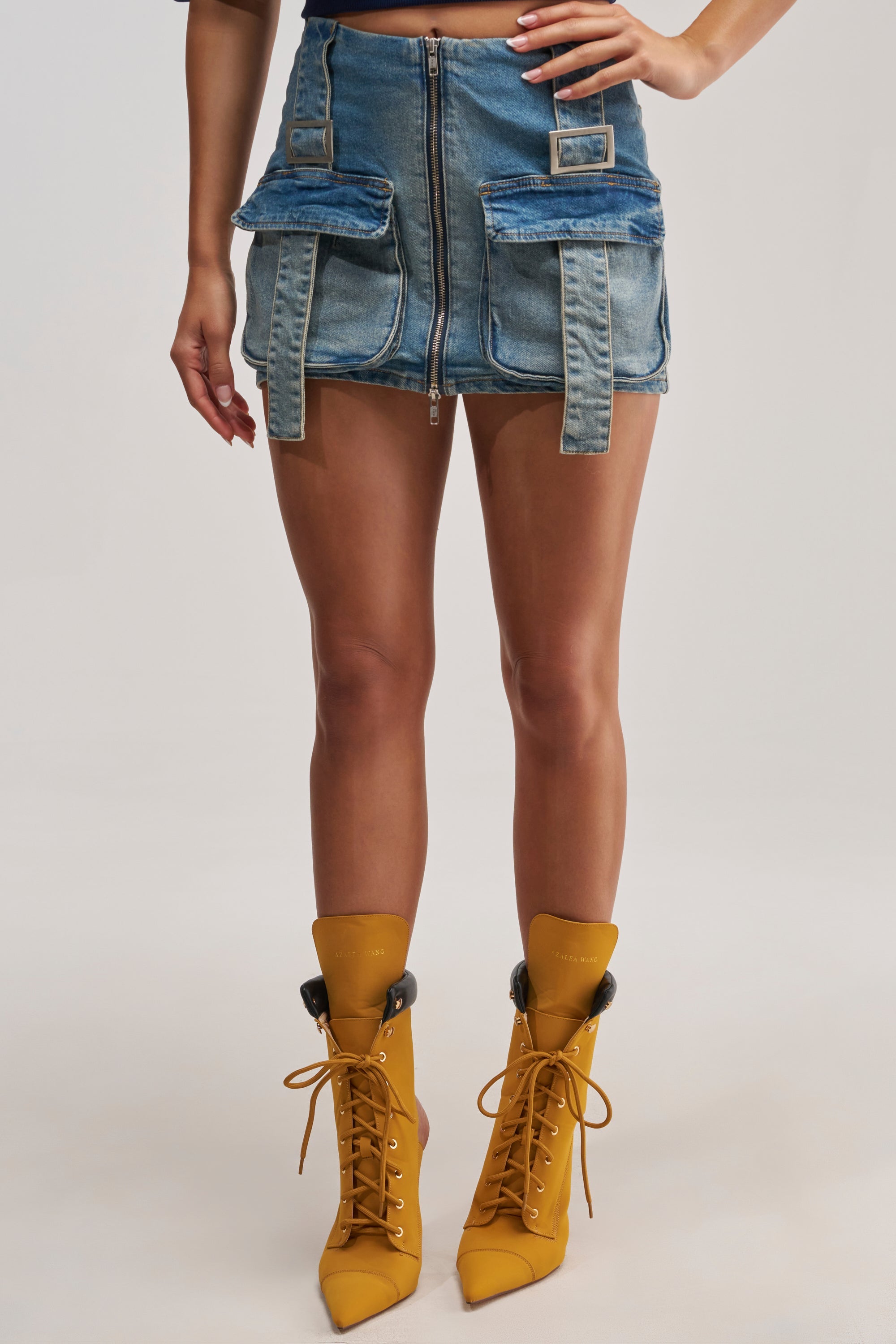 MARY DENIM MINI SKIRT