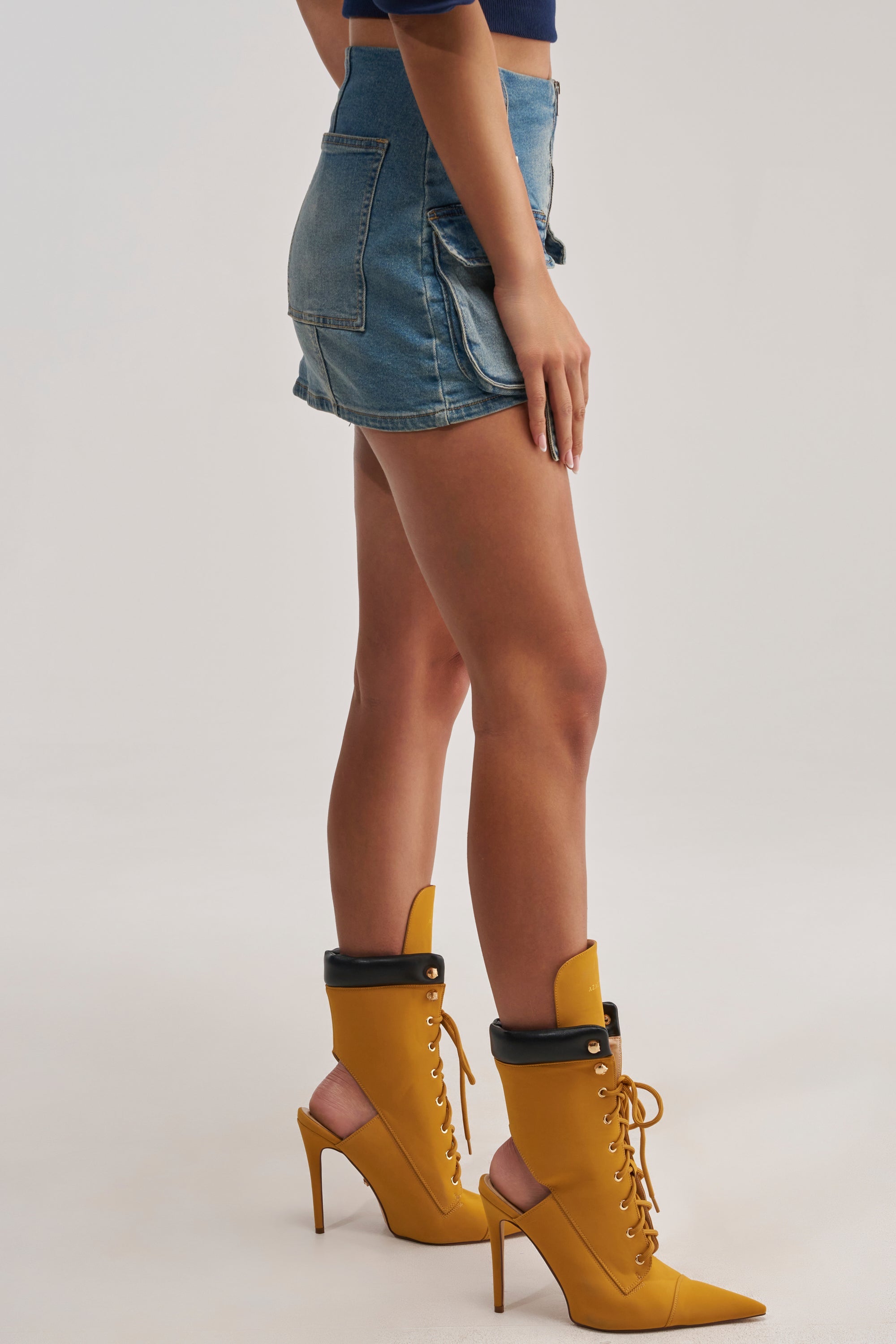 MARY DENIM MINI SKIRT
