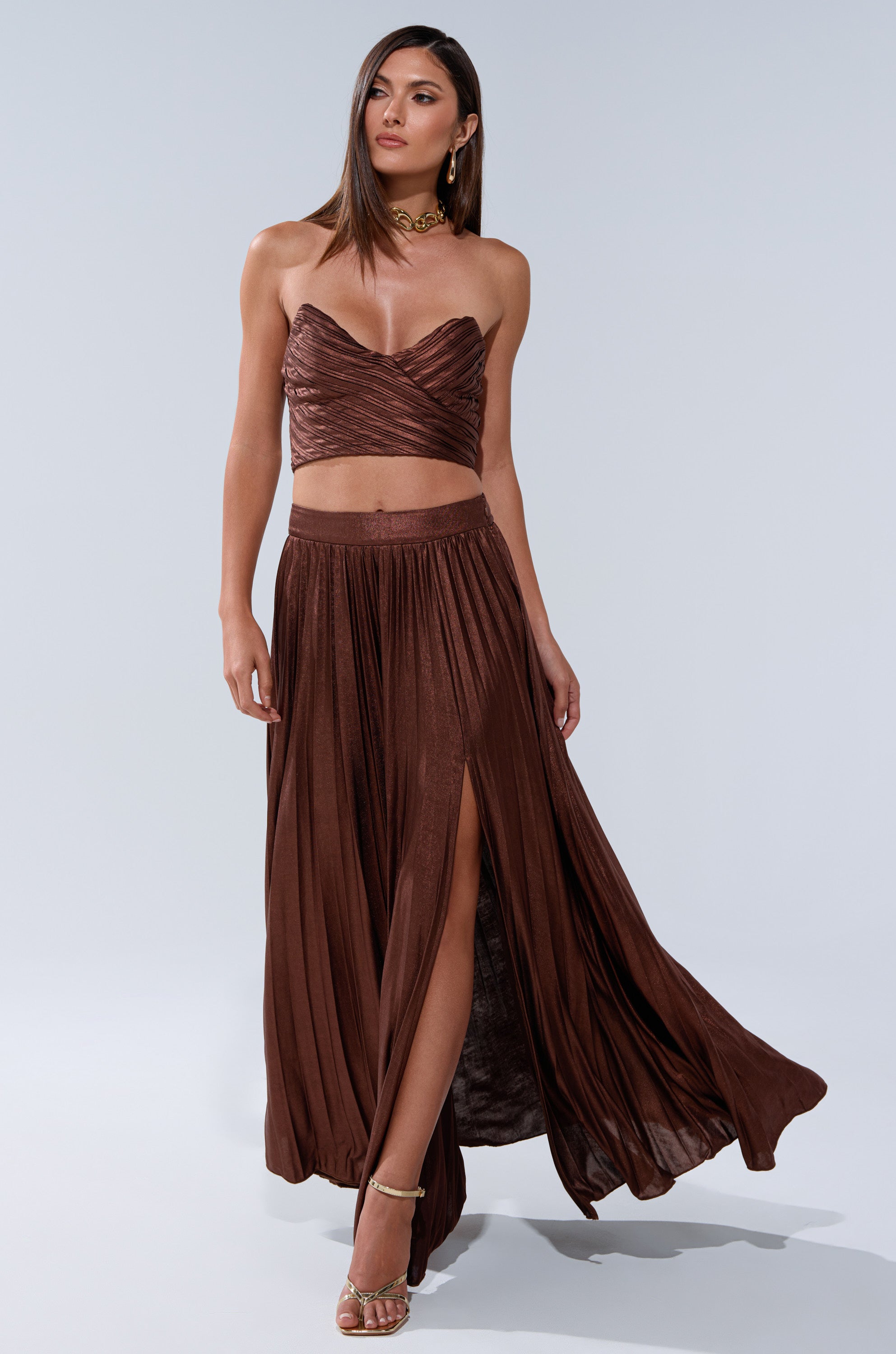 FARAH SLINKY CORSET TOP