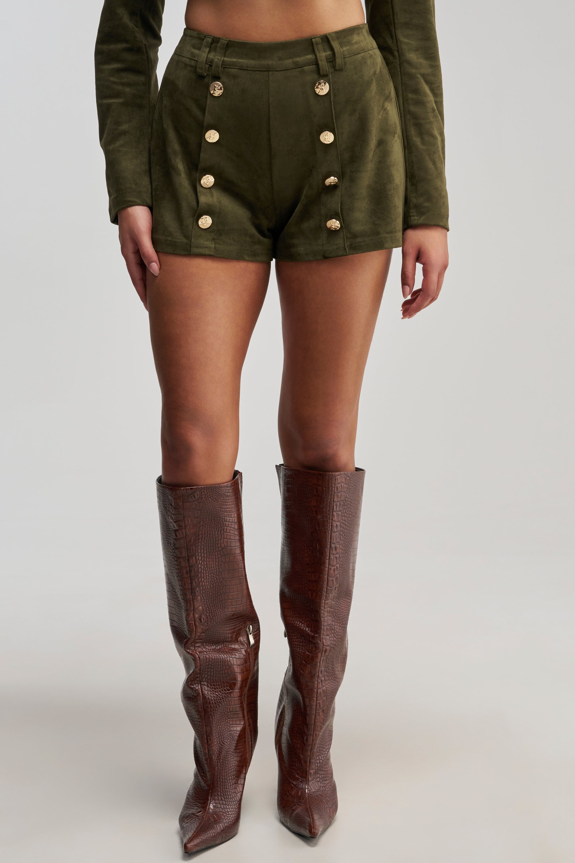 LOLITA FAUX SUEDE SHORTS