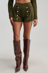 LOLITA FAUX SUEDE SHORTS