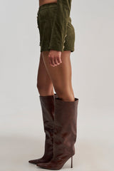 LOLITA FAUX SUEDE SHORTS