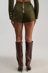 LOLITA FAUX SUEDE SHORTS