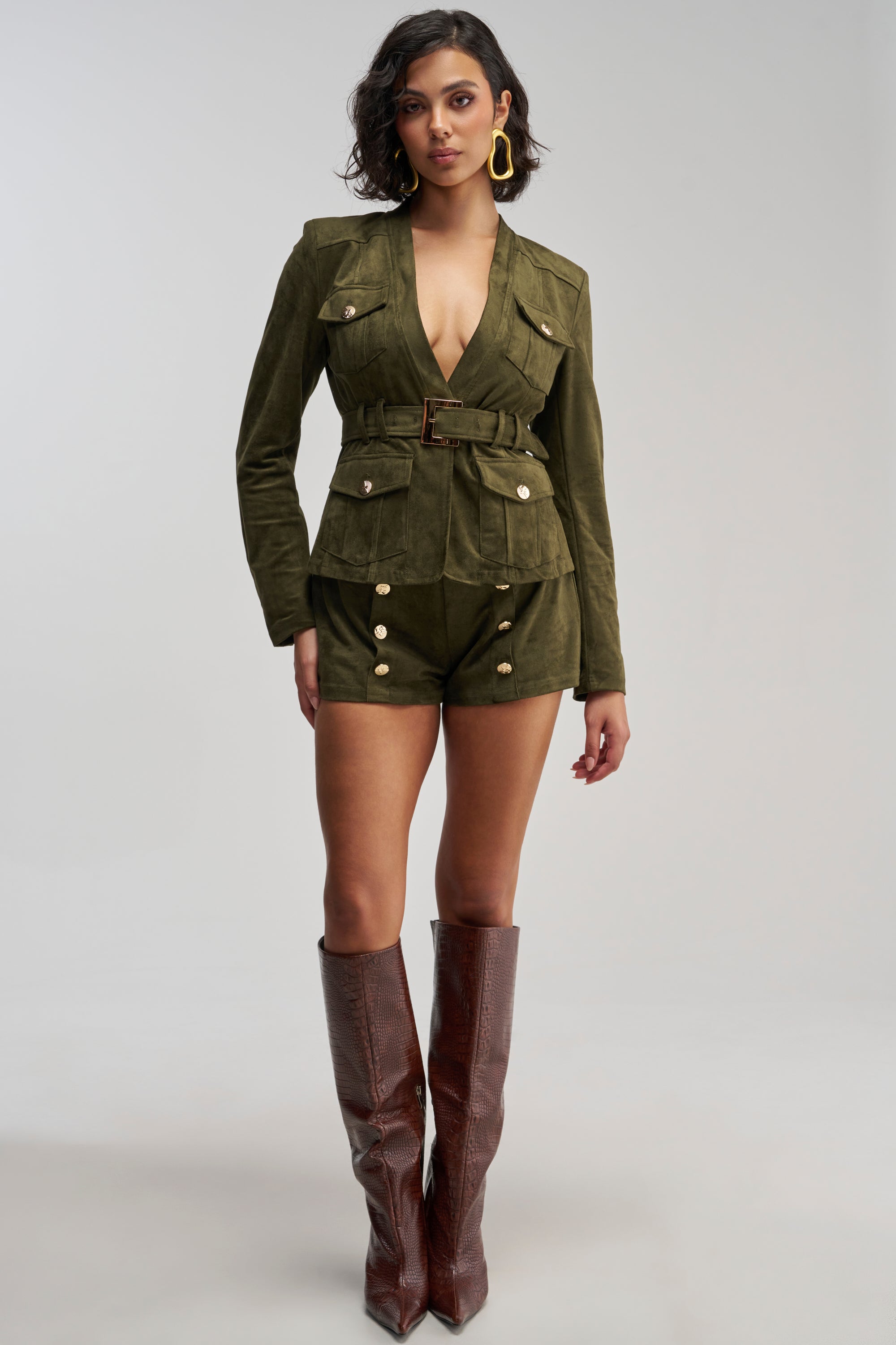 LOLITA FAUX SUEDE SHORTS
