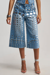STUDS EVERYWHERE CULOTTE