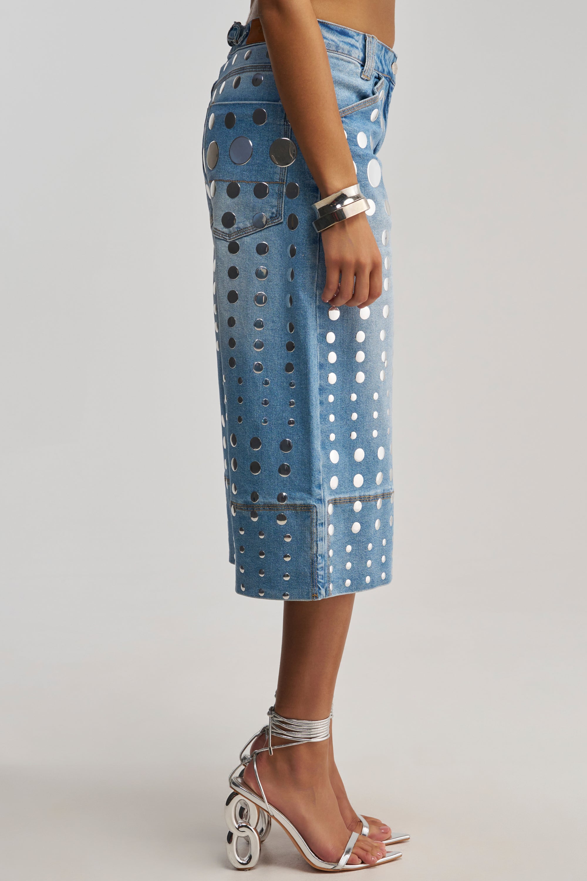 STUDS EVERYWHERE CULOTTE