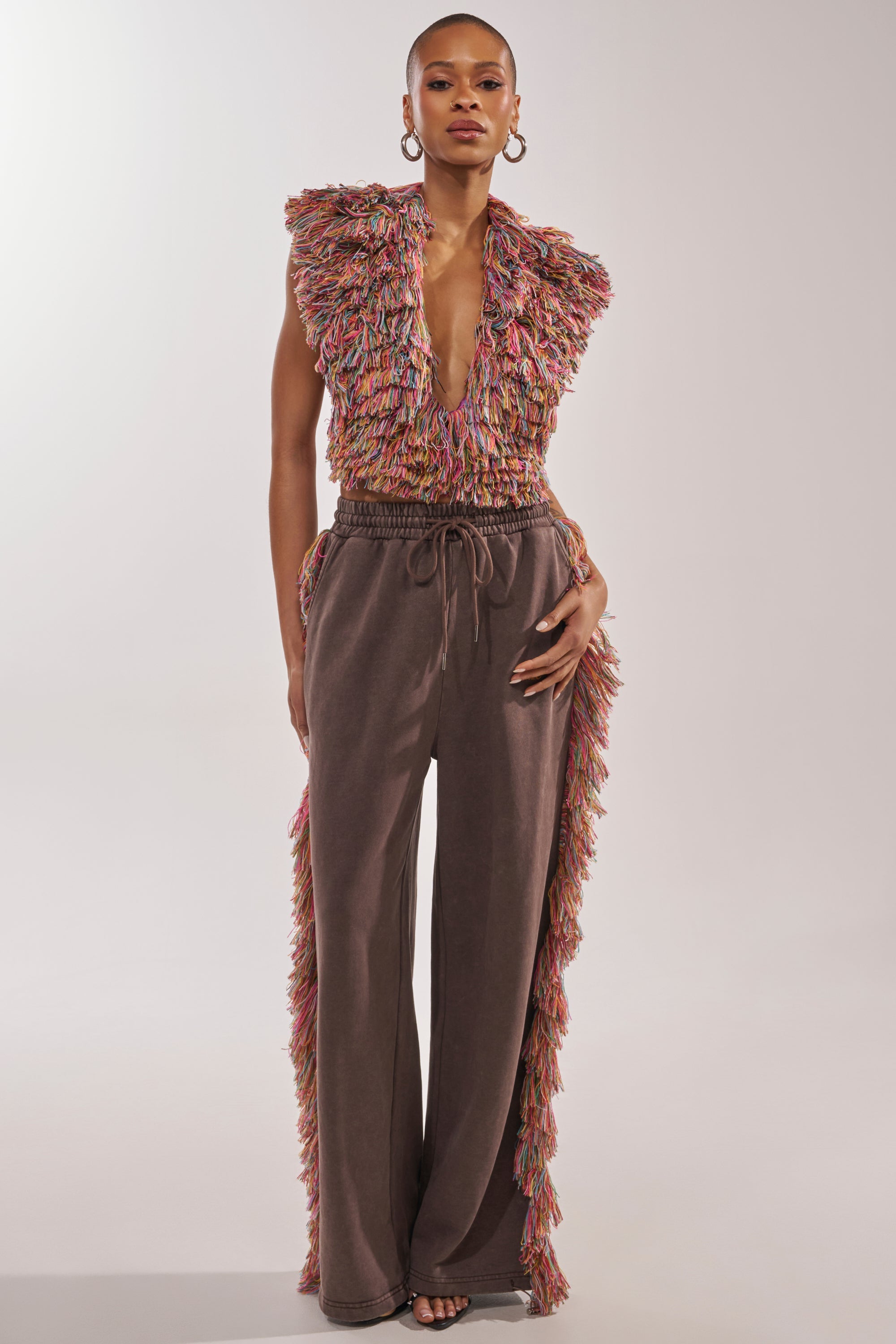 THE ONE FRINGE JOGGER