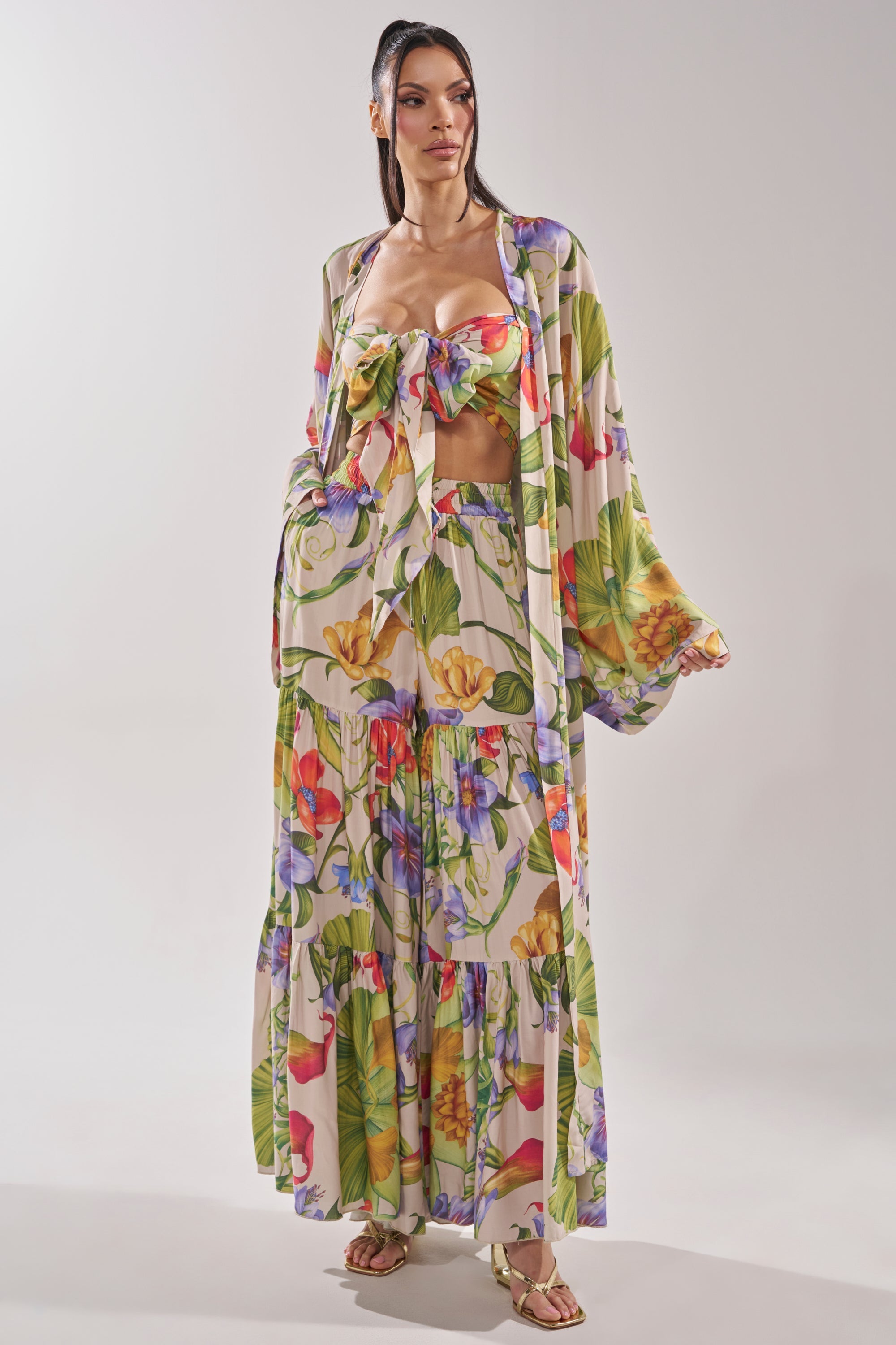 INTO THE GARDEN FLORAL BLOUSE