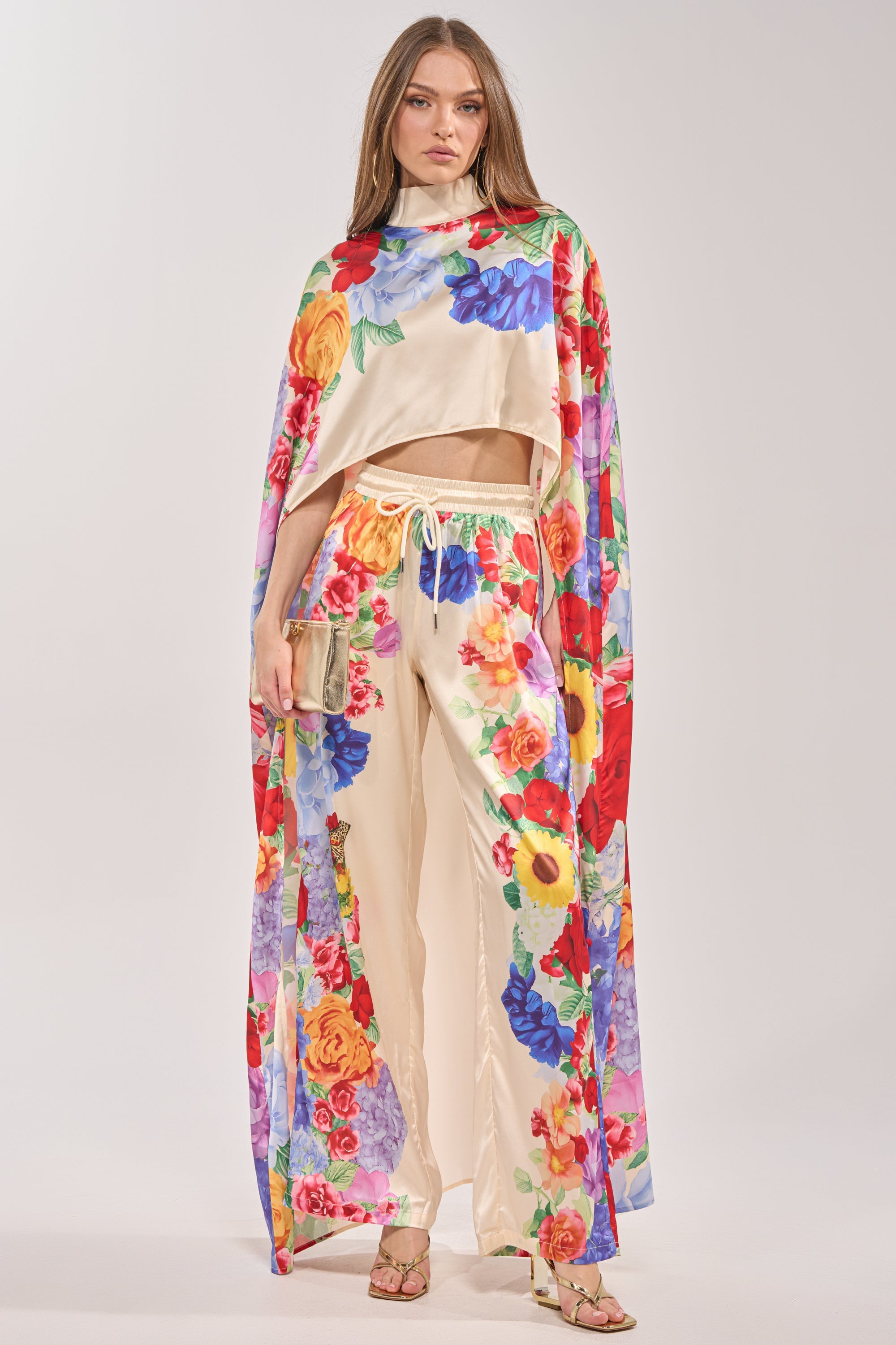 FLORAL BURST PALAZZO PANT
