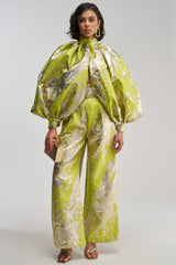 ELECTRIC GARDEN BROCADE TOP