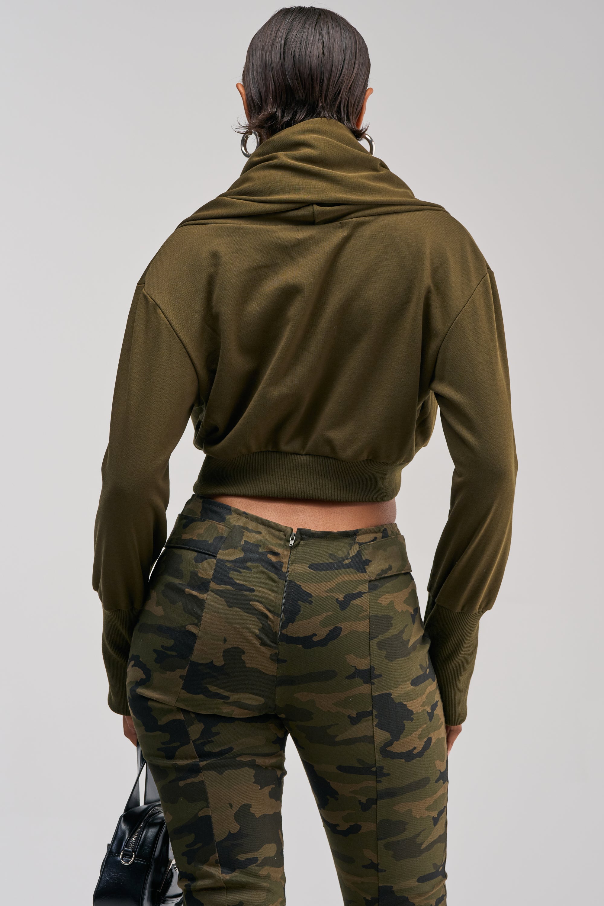 JUST TOO COOL FOR YOU SWEATSHIRT IN OLIVE