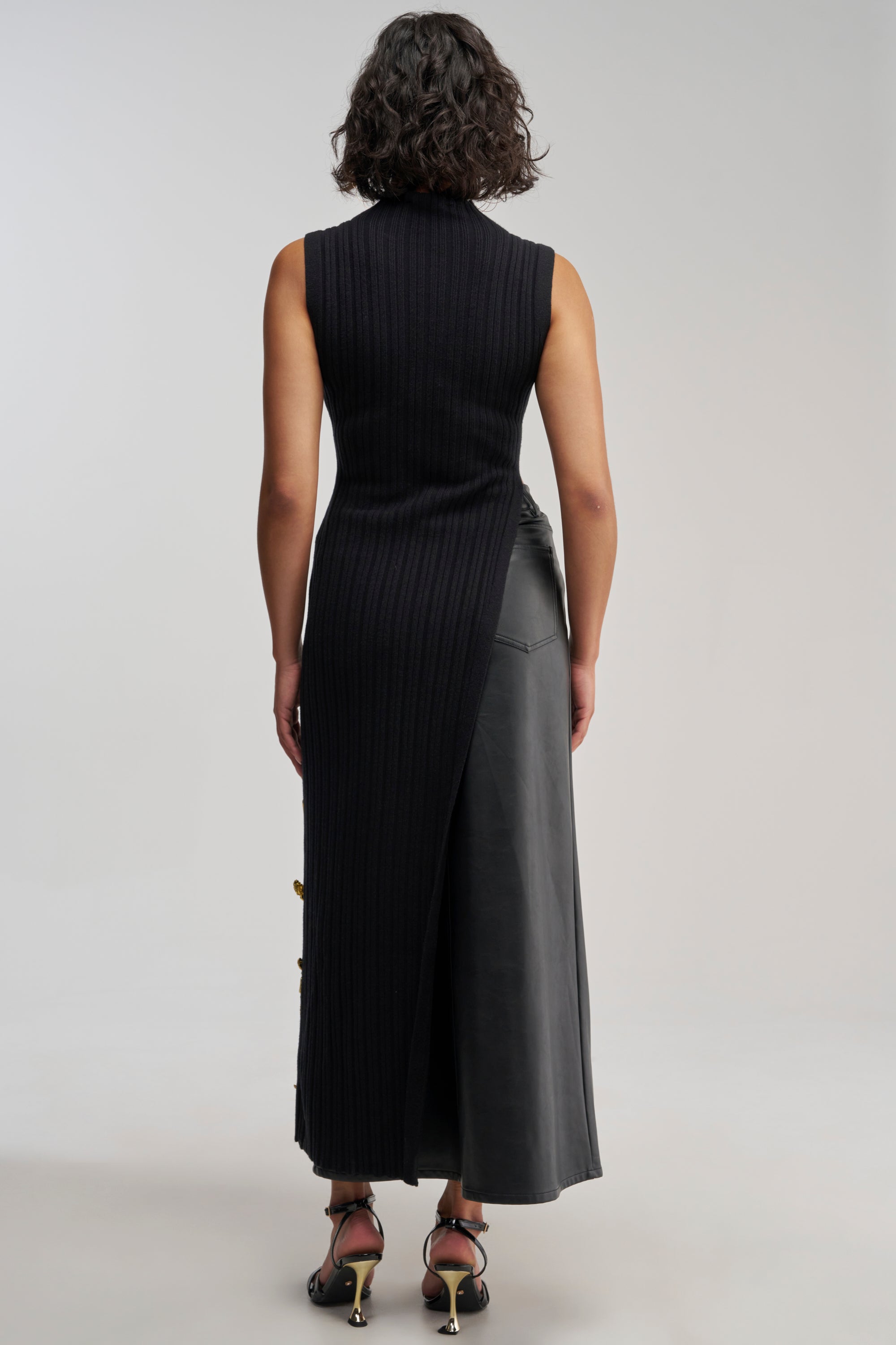 RUNWAY CHIC ASYMMETRIC SWEATER
