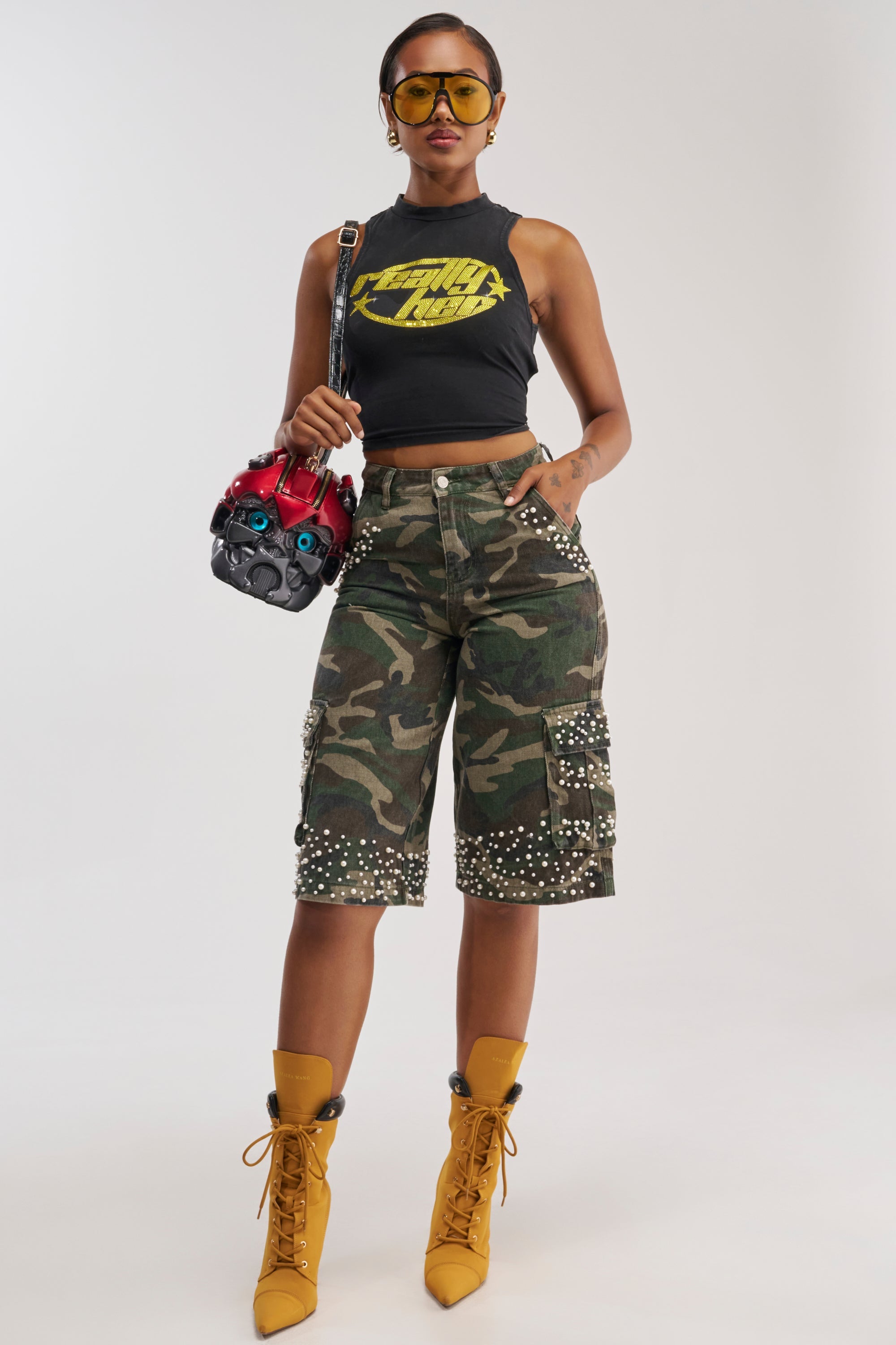 REALLY HER TIE-BACK TANK TOP