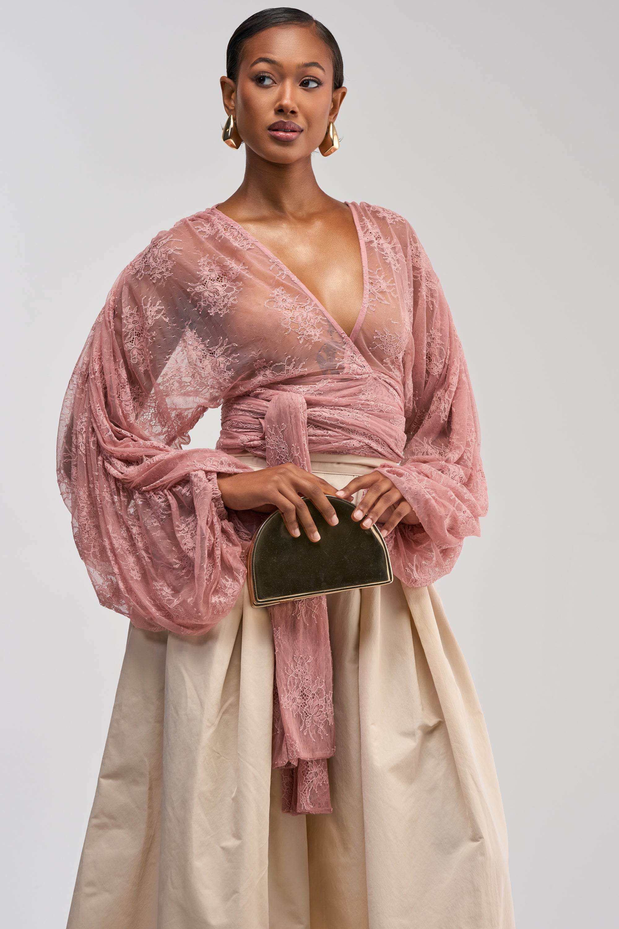 LOCKED IN LOVE LACE BLOUSE