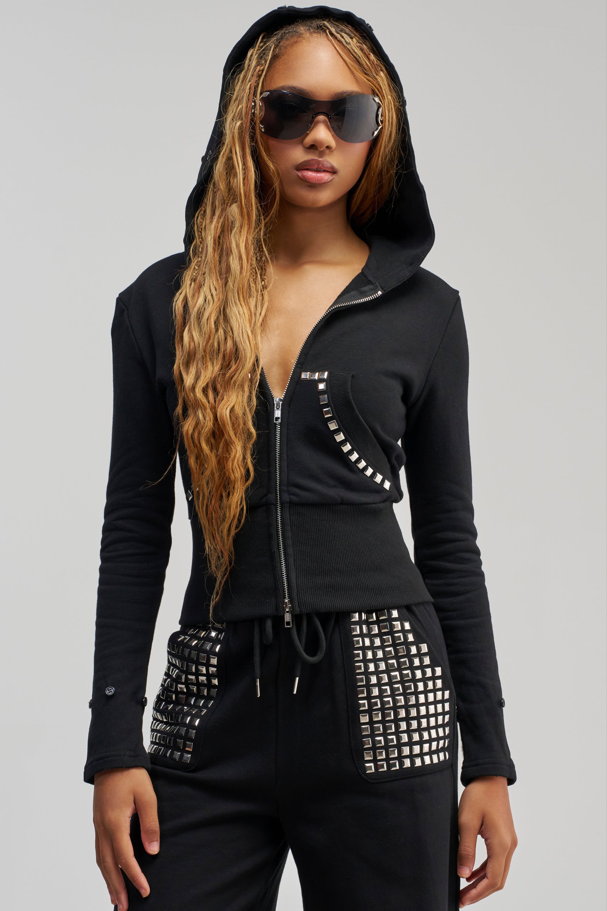 BLESSED ZIP UP SWEATSHIRT