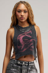 SNAKES IN THE GRASS CHAIN DETAIL TANK