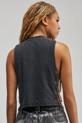 SNAKES IN THE GRASS CHAIN DETAIL TANK