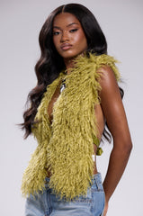 JAMEELA TOP IN GREEN