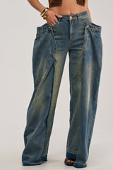 SEEING DOUBLE DECONSTRUCTED VINTAGE JEANS