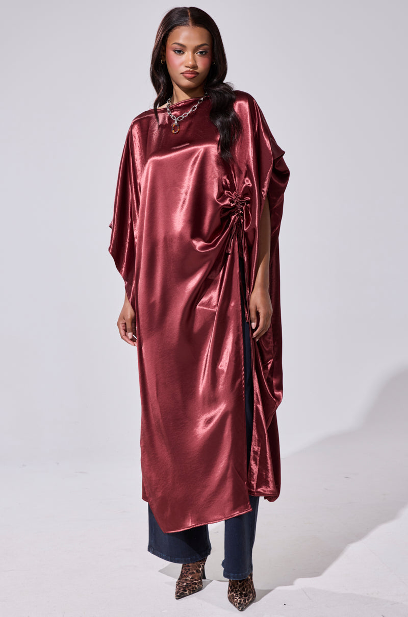 CLARA SIDE RUCHED BLOUSE