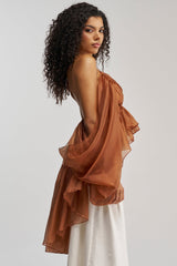FLY WITH ME CHIFFON BLOUSE