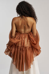 FLY WITH ME CHIFFON BLOUSE