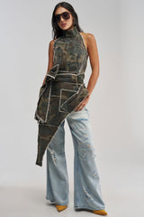 BIG STEPPER CAMO TOP