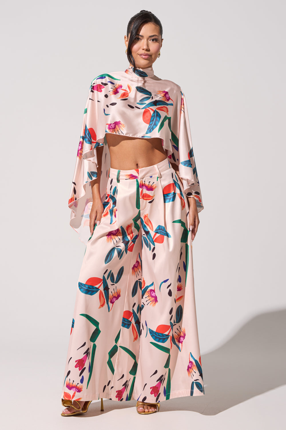 CANDY RAIN SATIN BLOUSE