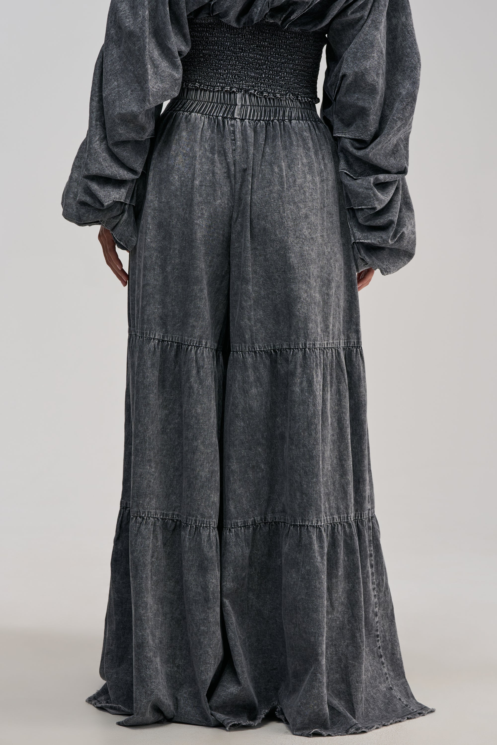 DENIM FOR DAYS PALAZZO PANT IN DARK DENIM