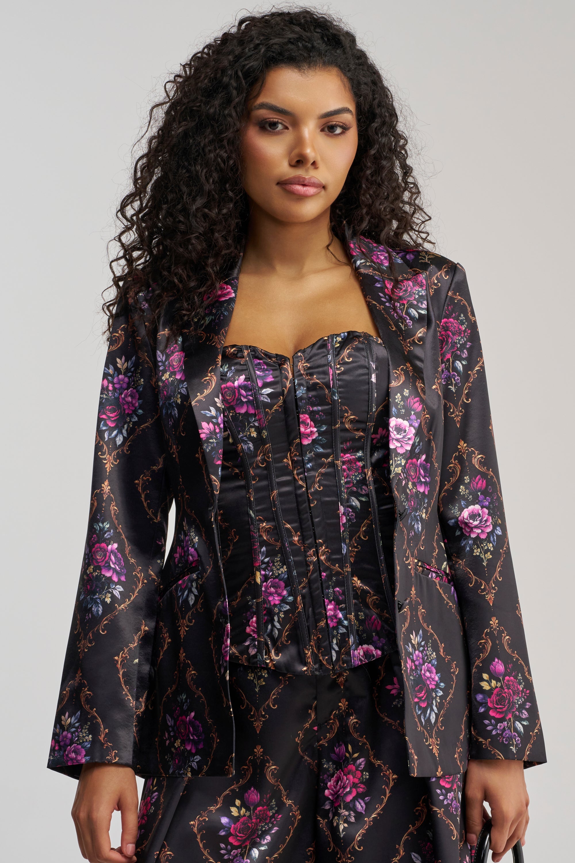 VERTIGO SATIN BLAZER
