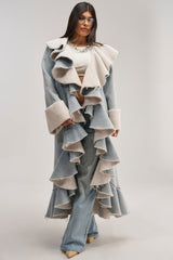 AIN'T ABOUT THE MONEY DENIM TRENCH