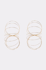 GOLD SLINKY EARRINGS