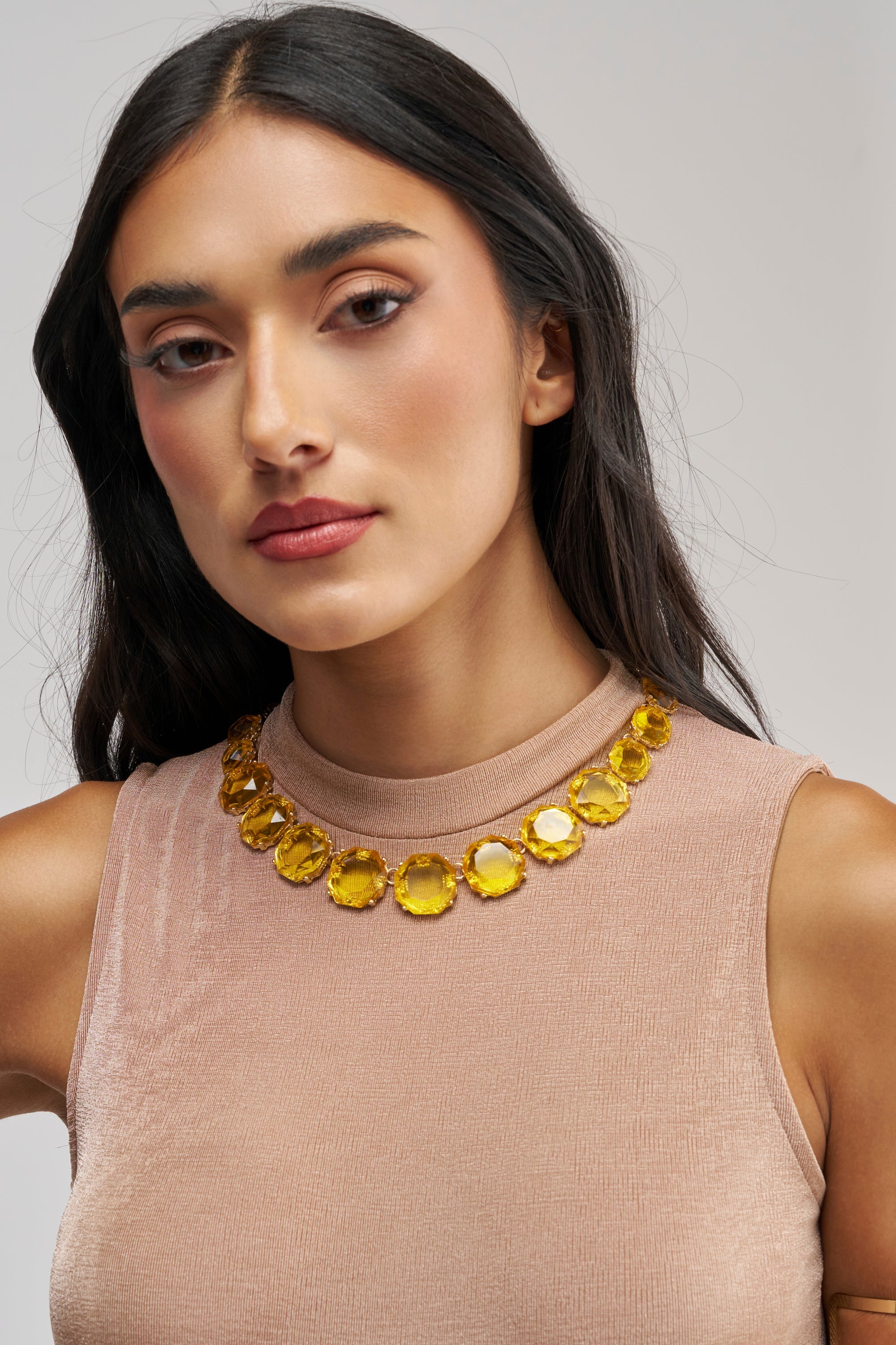 CITRINE STATEMENT NECKLACE