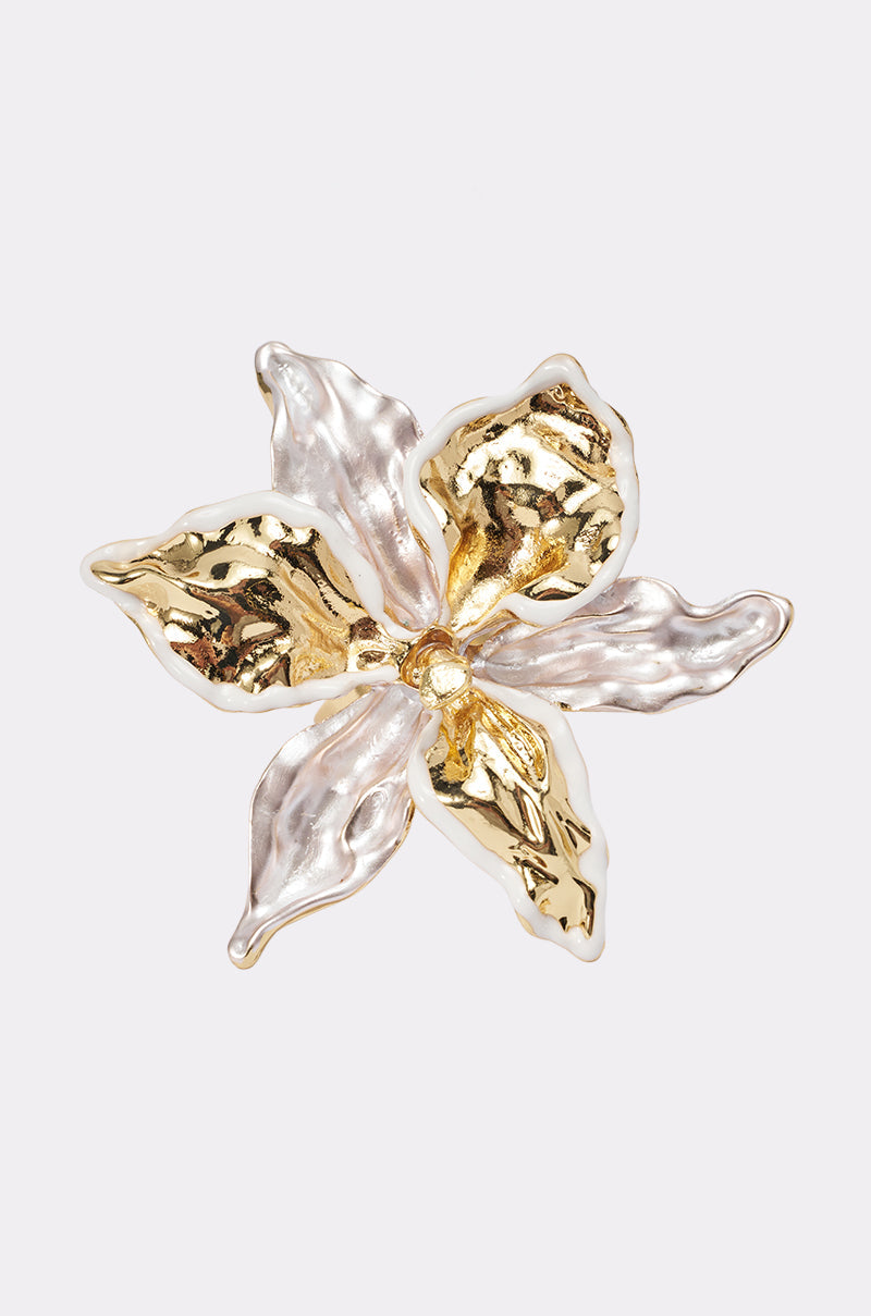 RICH ENERGY FLOWER COCKTAIL RING