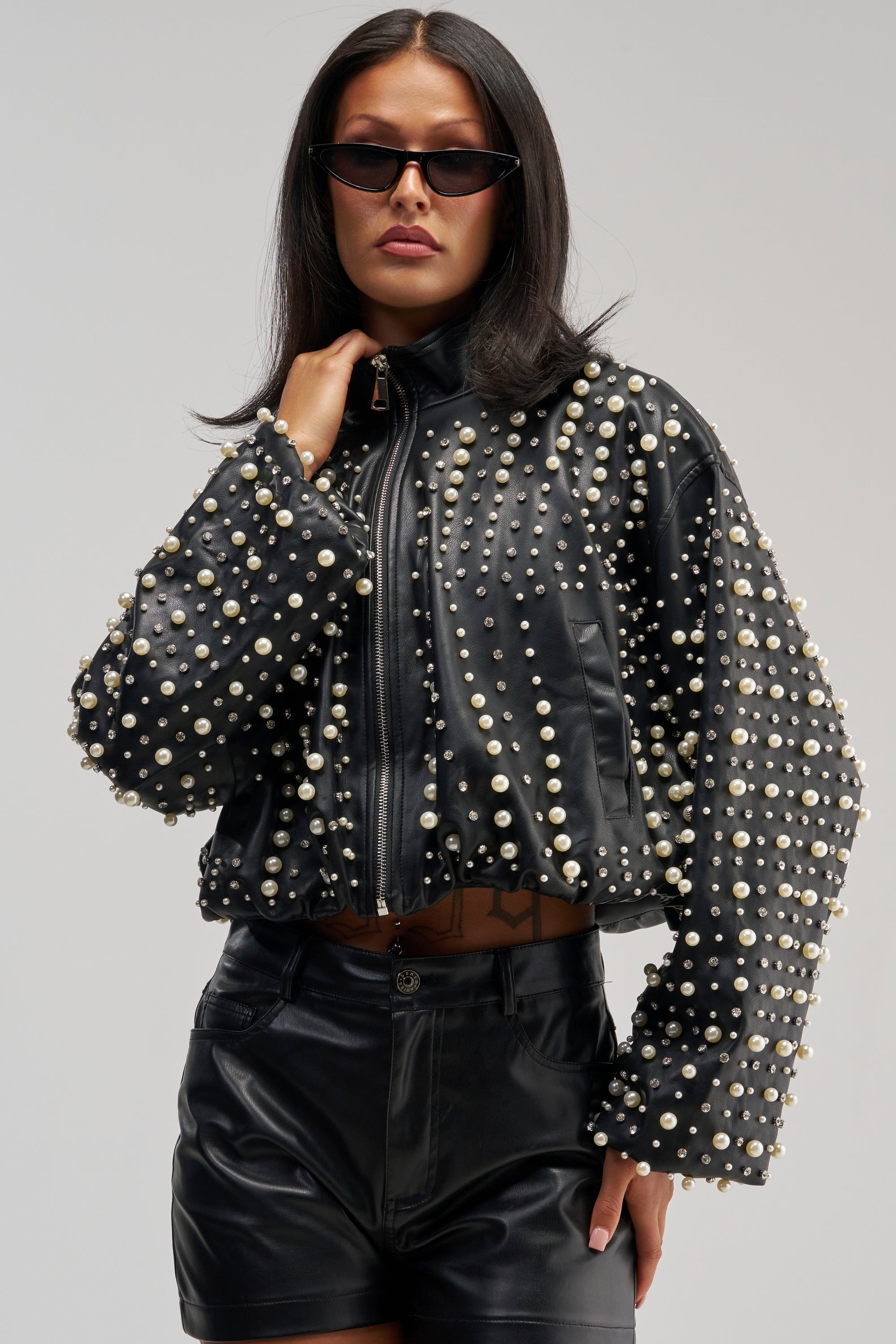 EUPHORIA EMBELLISHED BOMBER