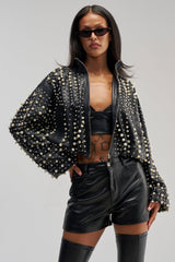 EUPHORIA EMBELLISHED BOMBER