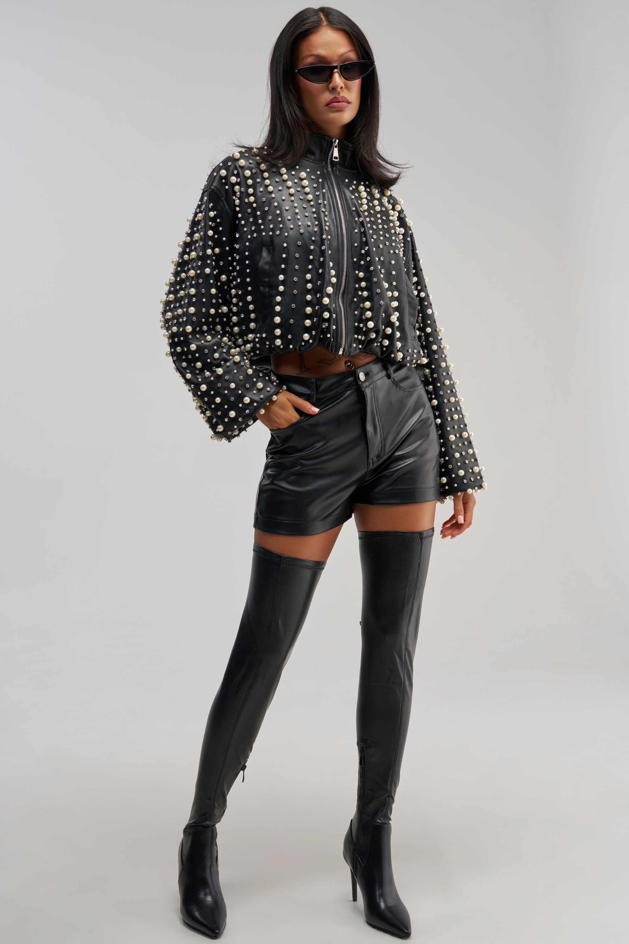EUPHORIA EMBELLISHED BOMBER