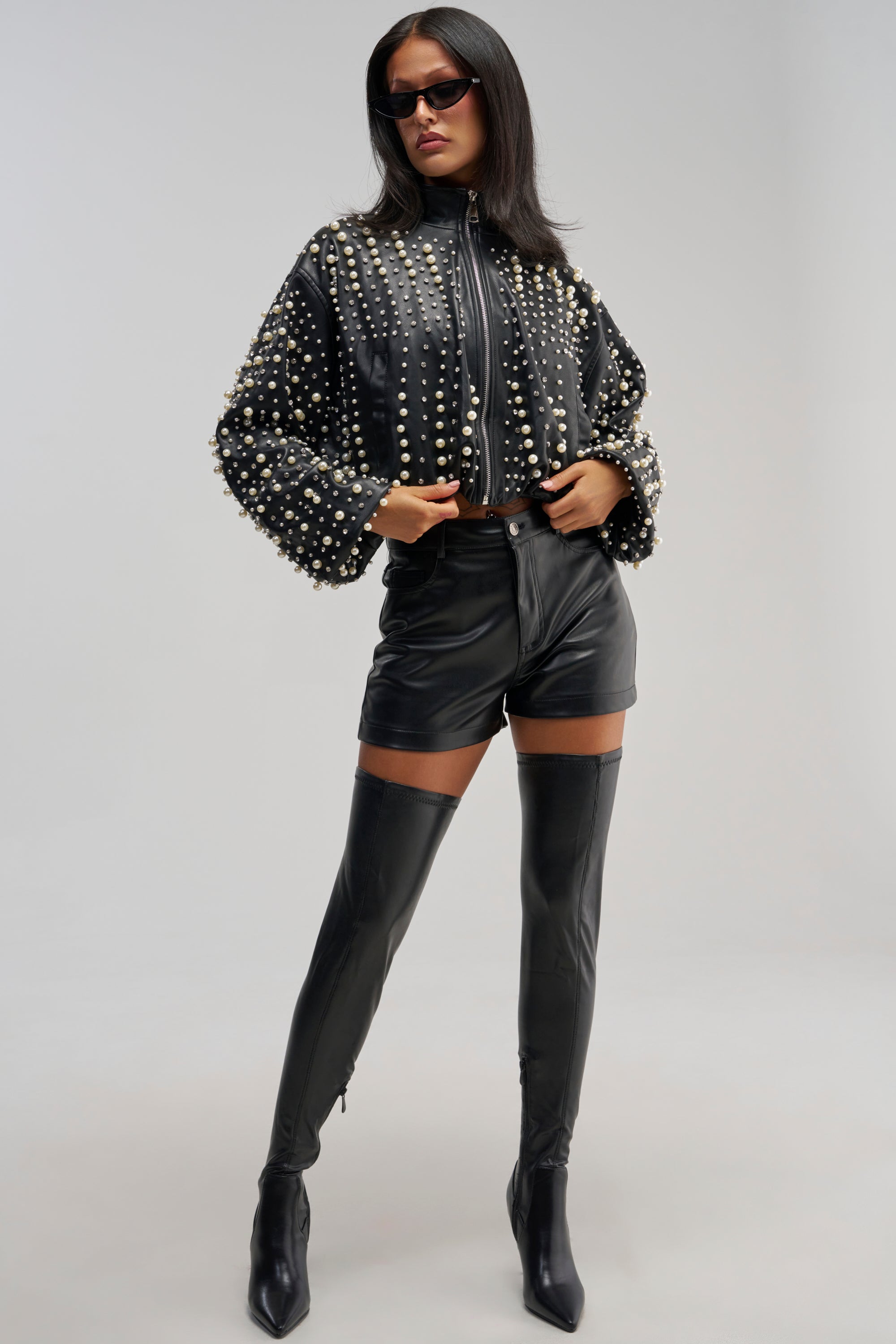 EUPHORIA EMBELLISHED BOMBER