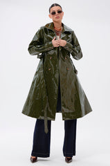 MITICA PATENT TRENCH IN OLIVE