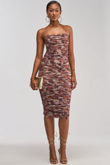 SWEET AS CANDY FLORAL BURNOUT MIDI DRESS