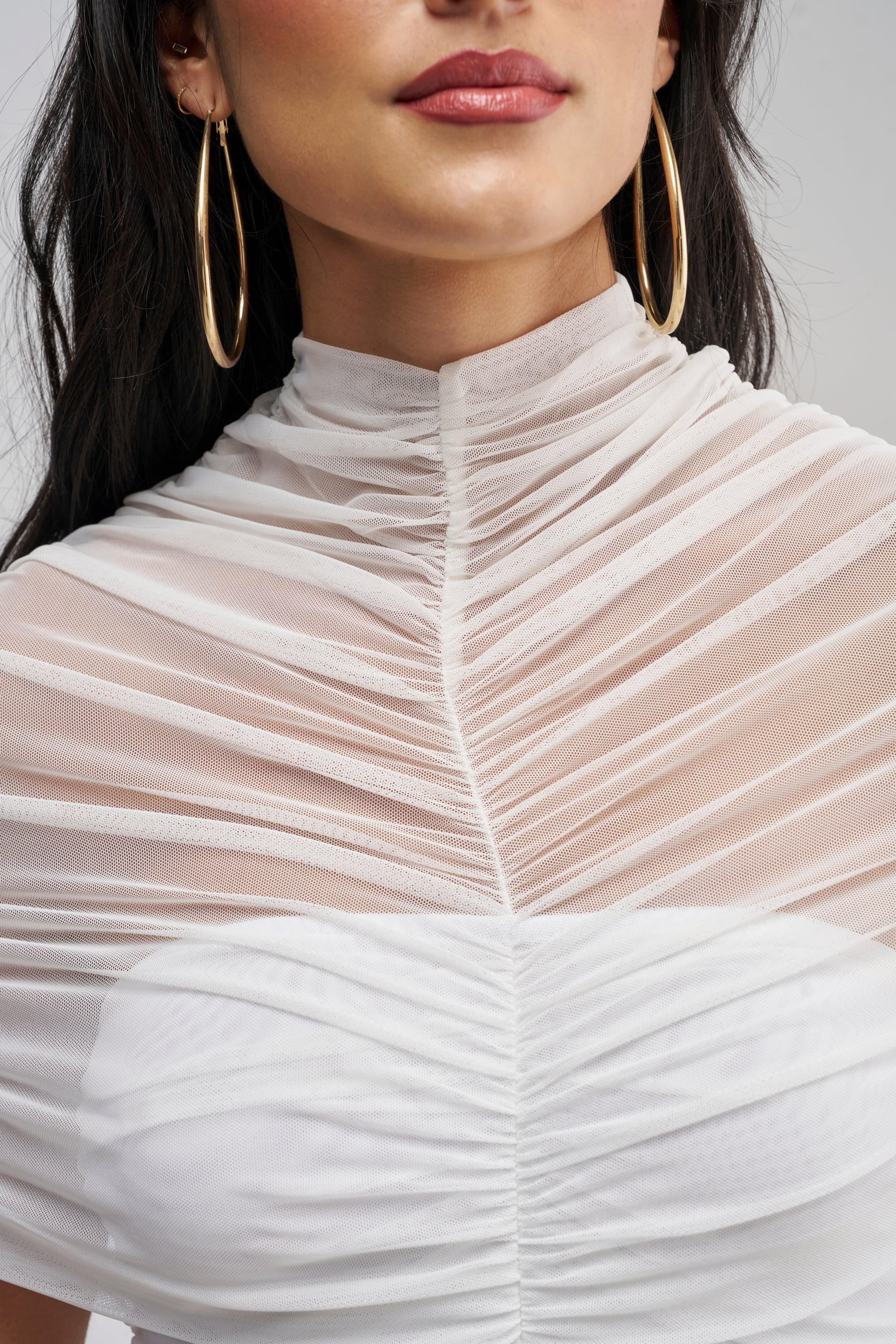 FIRST CLASS FANTASY MESH MIDI DRESS